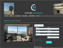Tablet Screenshot of cotemer-immobilier.com